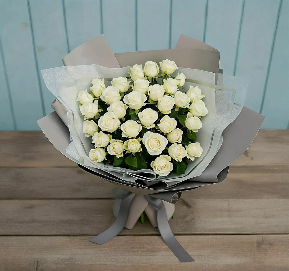 Букет Белоснежная нежность в Воротынске