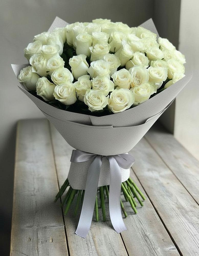 Букет 35 Белых роз в Воротынске