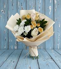 Букет цветов из:  Розы и Хризантемы в Воротынске