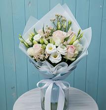 Букет цветов из:  Розы и Лизиантусы #REPLACE_PRED# Воротынске