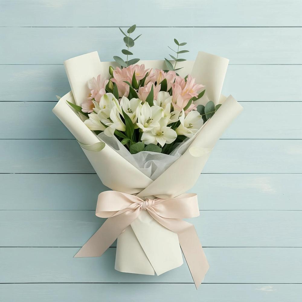 Букет цветов из: Альстромерии в Воротынске