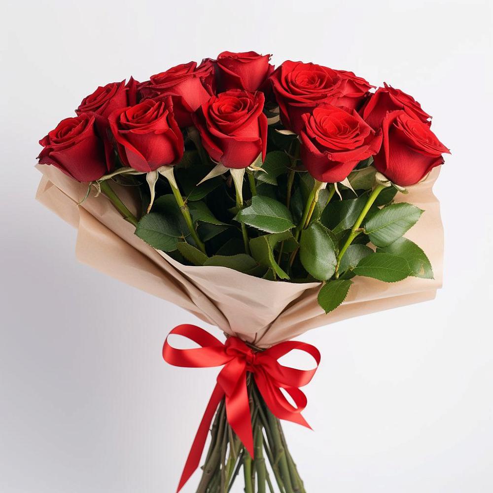 Букет 11 Красных роз Эдлесс Лав в Воротынске